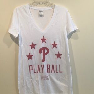 VS PINK Phillies Play Ball Tee